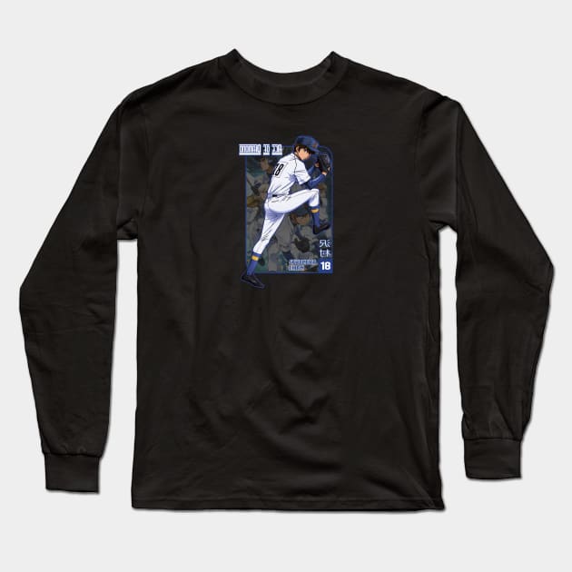 Sawamura Eijin Eighteen Long Sleeve T-Shirt by miocbjr